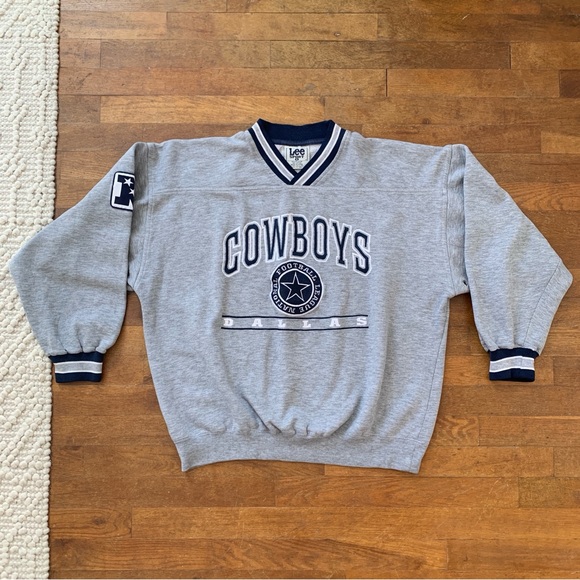 Vintage Lee Sport Dallas Cowboys Pullover - Picture 2 of 8